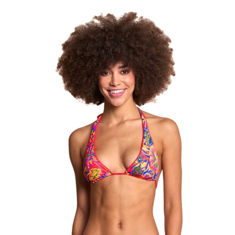 Maaji Women's Standard Front Tie Halter, Bright Red SIZE SMALL NWT